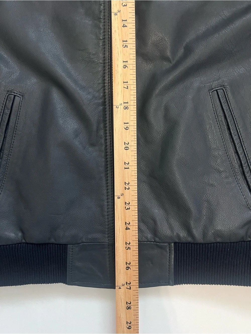 Superdry Super Speed Leather Jacket Black Italian Leather Moto Slim Fit Sz L
